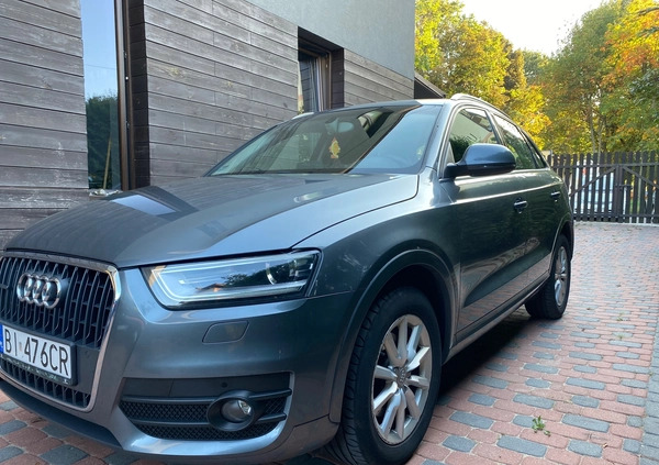 Audi Q3 cena 64000 przebieg: 140000, rok produkcji 2014 z Białystok małe 46